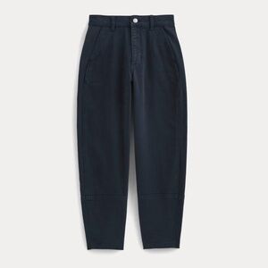Everlane utility barrel pant in navy NWT
